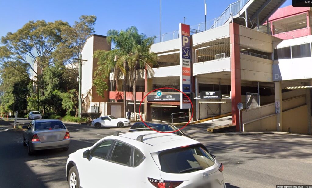 Street Parking on Albert Street - Hornsby Chiropractor